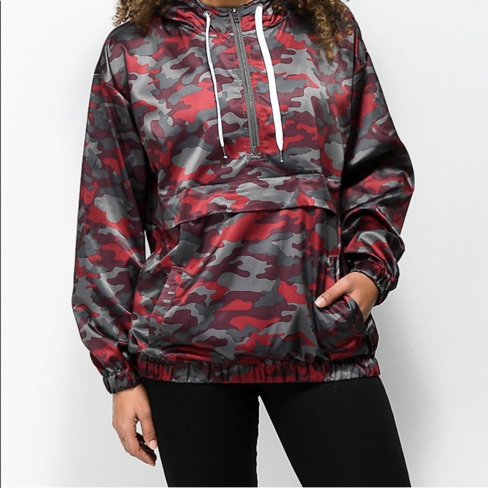 Empyre camo lined windbreaker